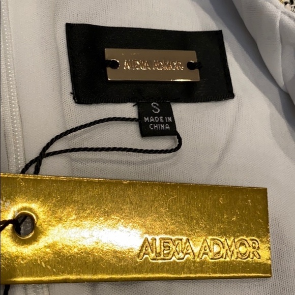 Alexia Admor Violetta tweed asymmetrical dress size small NWT - Picture 6 of 8